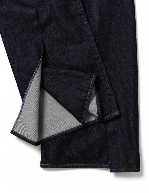 WRAP DENIM PANTS