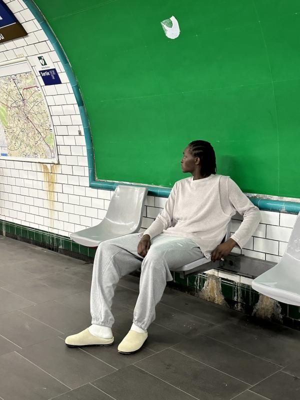CIRCLE REFLECTOR SWEAT PANTS