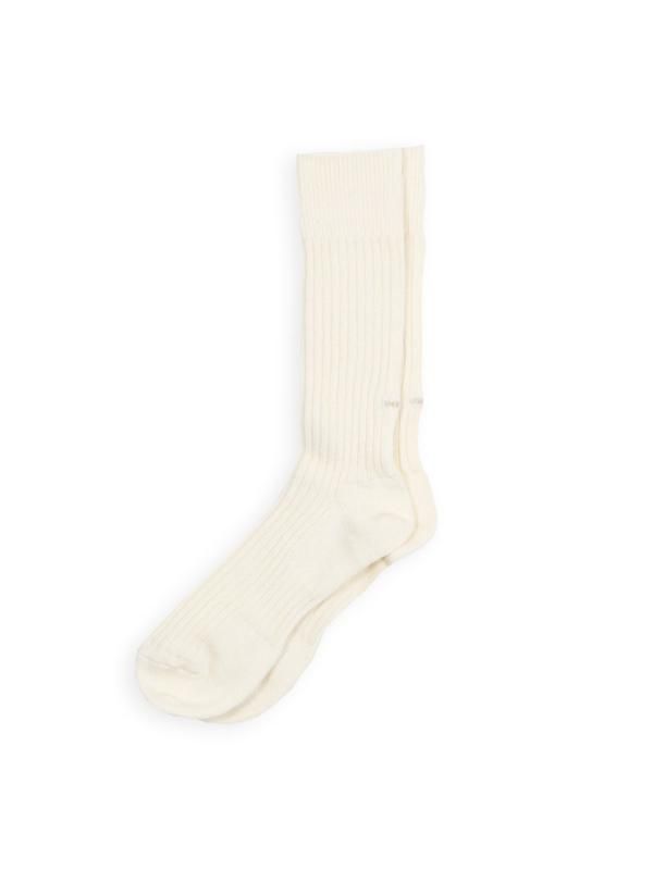 Wool Linen Long Rib Socks