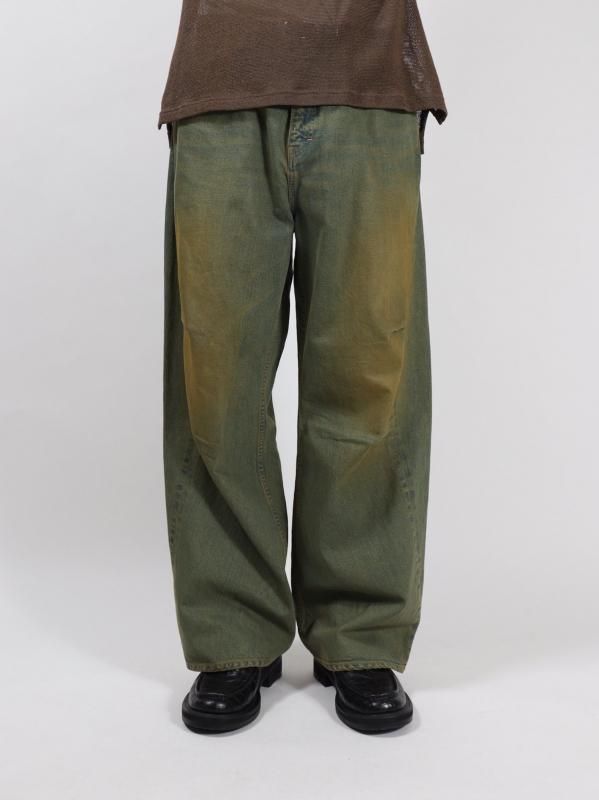 DRAPE OVER DENIM PANTS