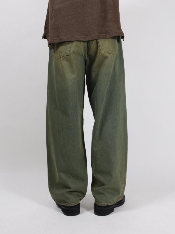 DRAPE OVER DENIM PANTS