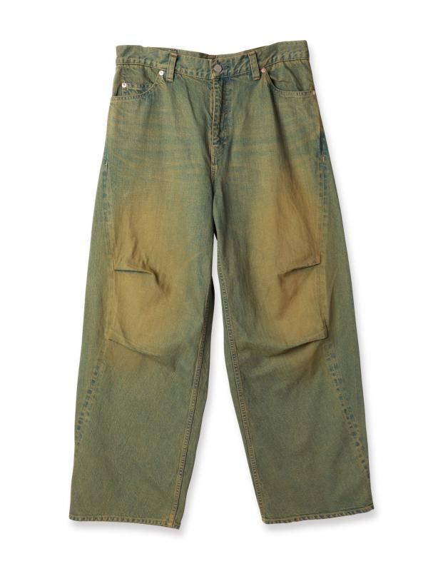 DRAPE OVER DENIM PANTS