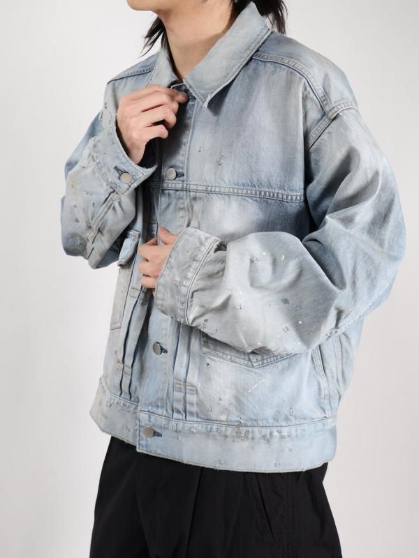 ANCELLM AGING DENIM JACKET