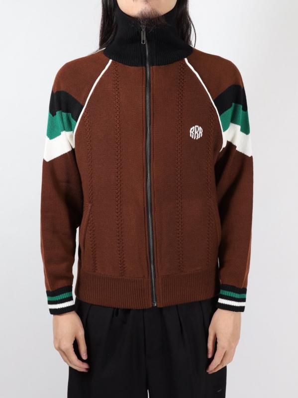 KNITTED TRACK JACKET