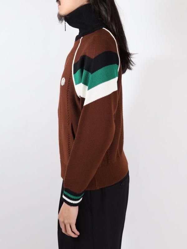 KNITTED TRACK JACKET
