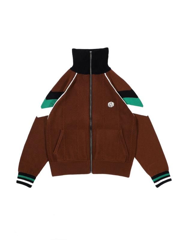 KNITTED TRACK JACKET