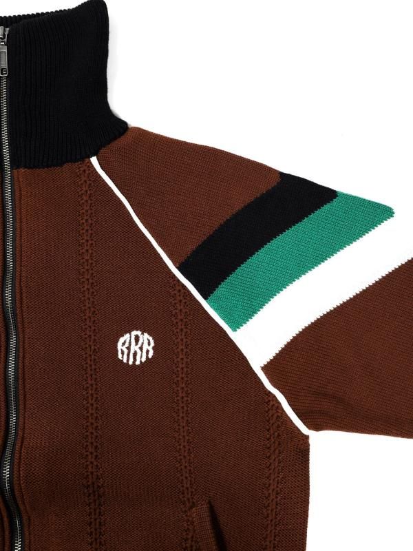 KNITTED TRACK JACKET