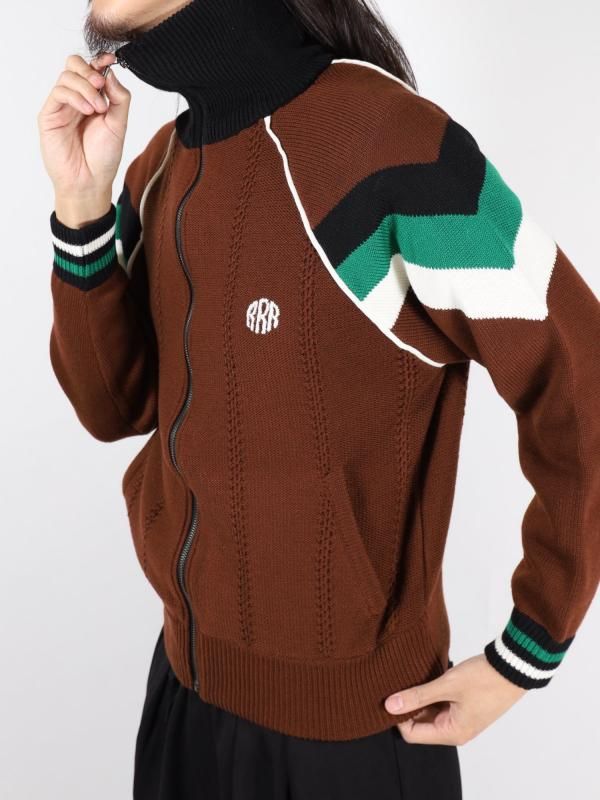 KNITTED TRACK JACKET