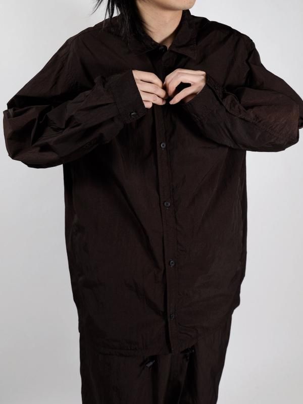 HAND DYED NYLON SHIRT JACKET