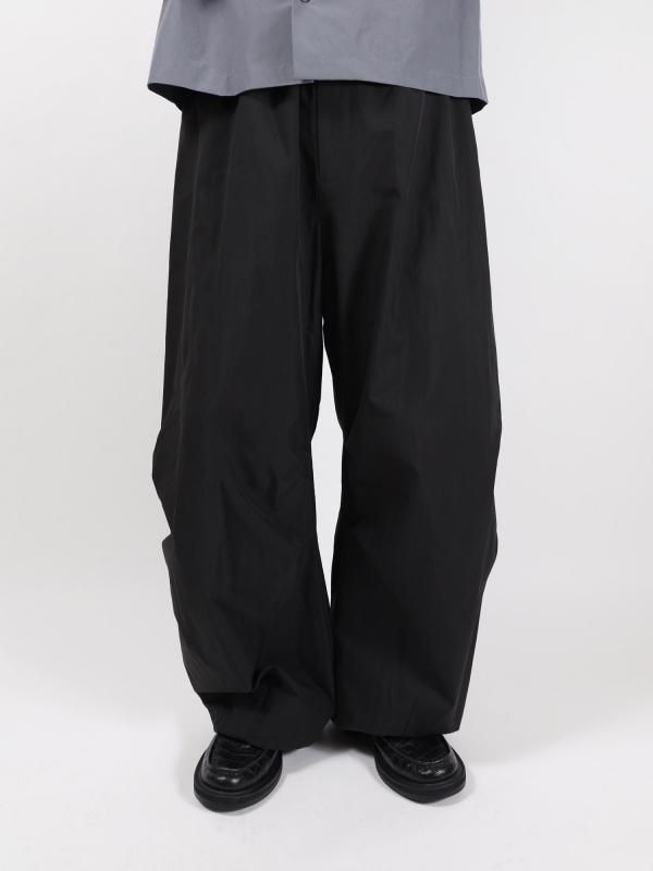DRAWSTRING WIDE FATIGUE PANTS
