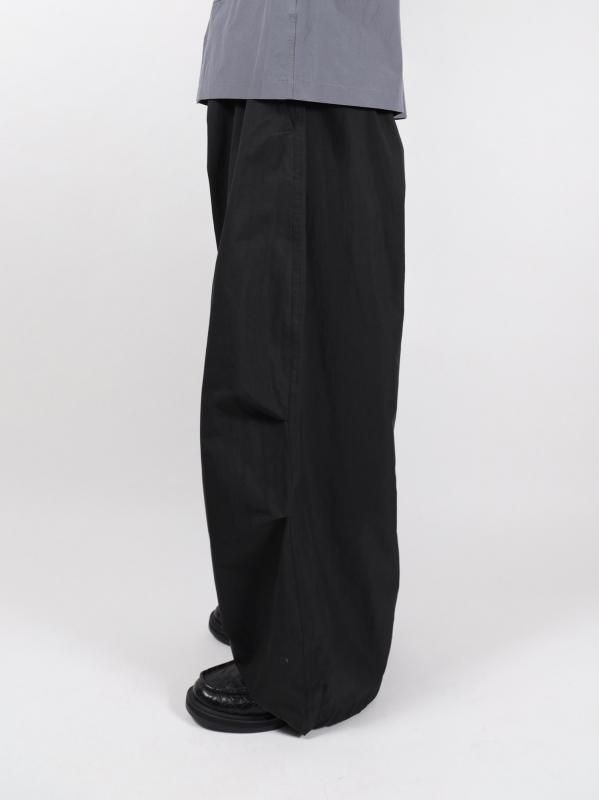 DRAWSTRING WIDE FATIGUE PANTS