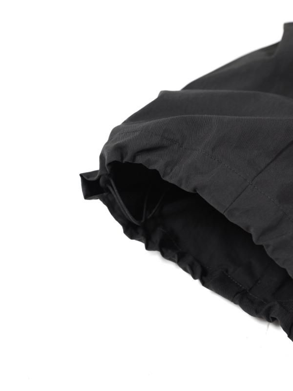 DRAWSTRING WIDE FATIGUE PANTS