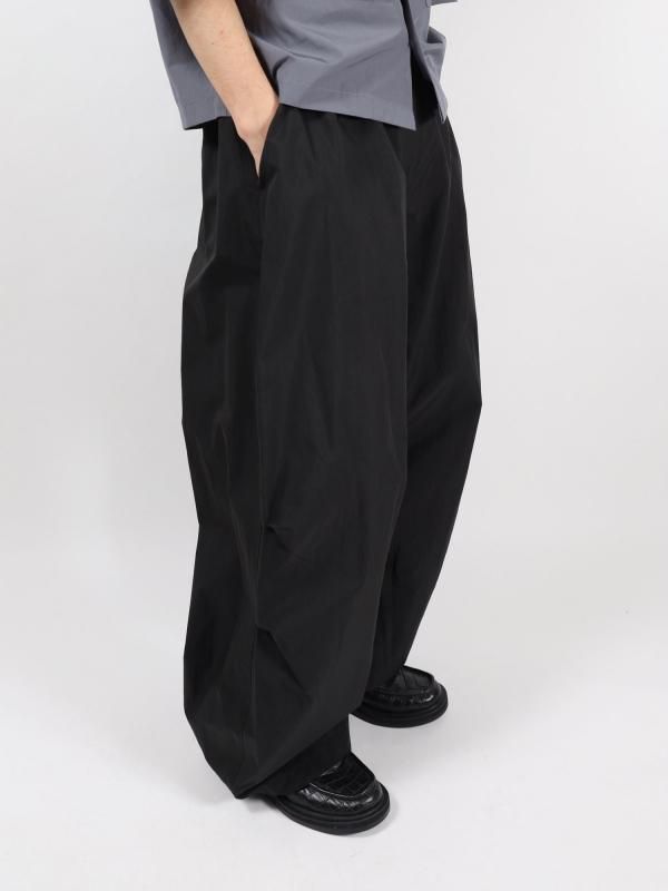 DRAWSTRING WIDE FATIGUE PANTS