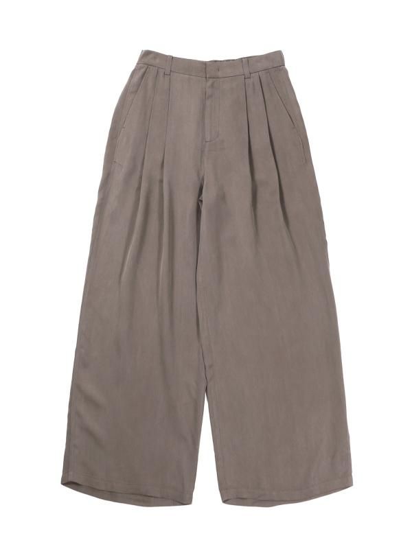 CUPRO TWO TUCK PANTS