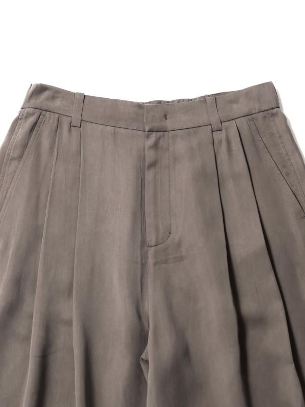 CUPRO TWO TUCK PANTS