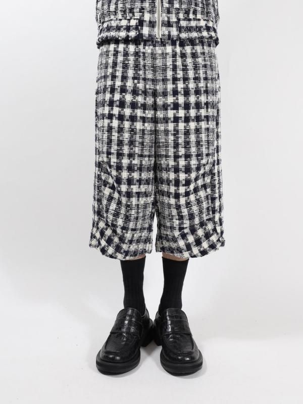 3/4 GINGHAM CHECK PANTS