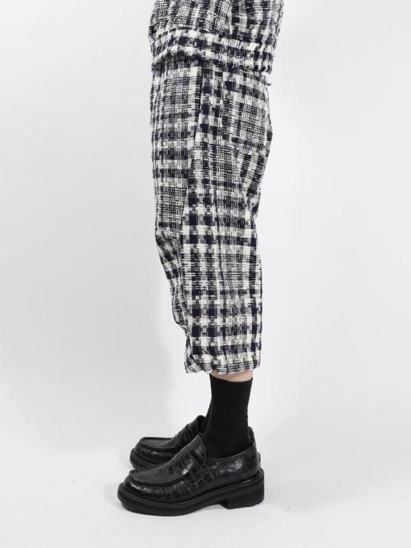 3/4 GINGHAM CHECK PANTS
