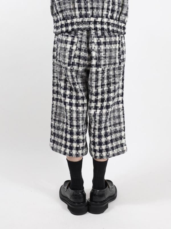 3/4 GINGHAM CHECK PANTS