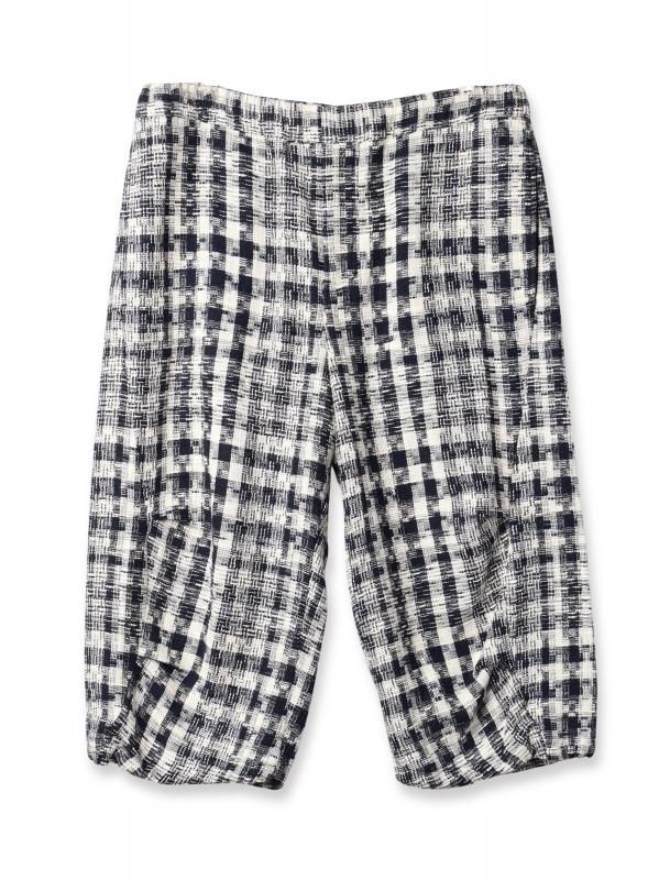 3/4 GINGHAM CHECK PANTS