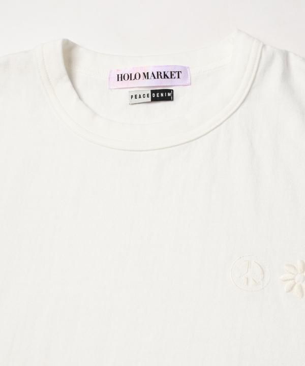 HOLO MARKET × PEACE DENIM STAFF TEE