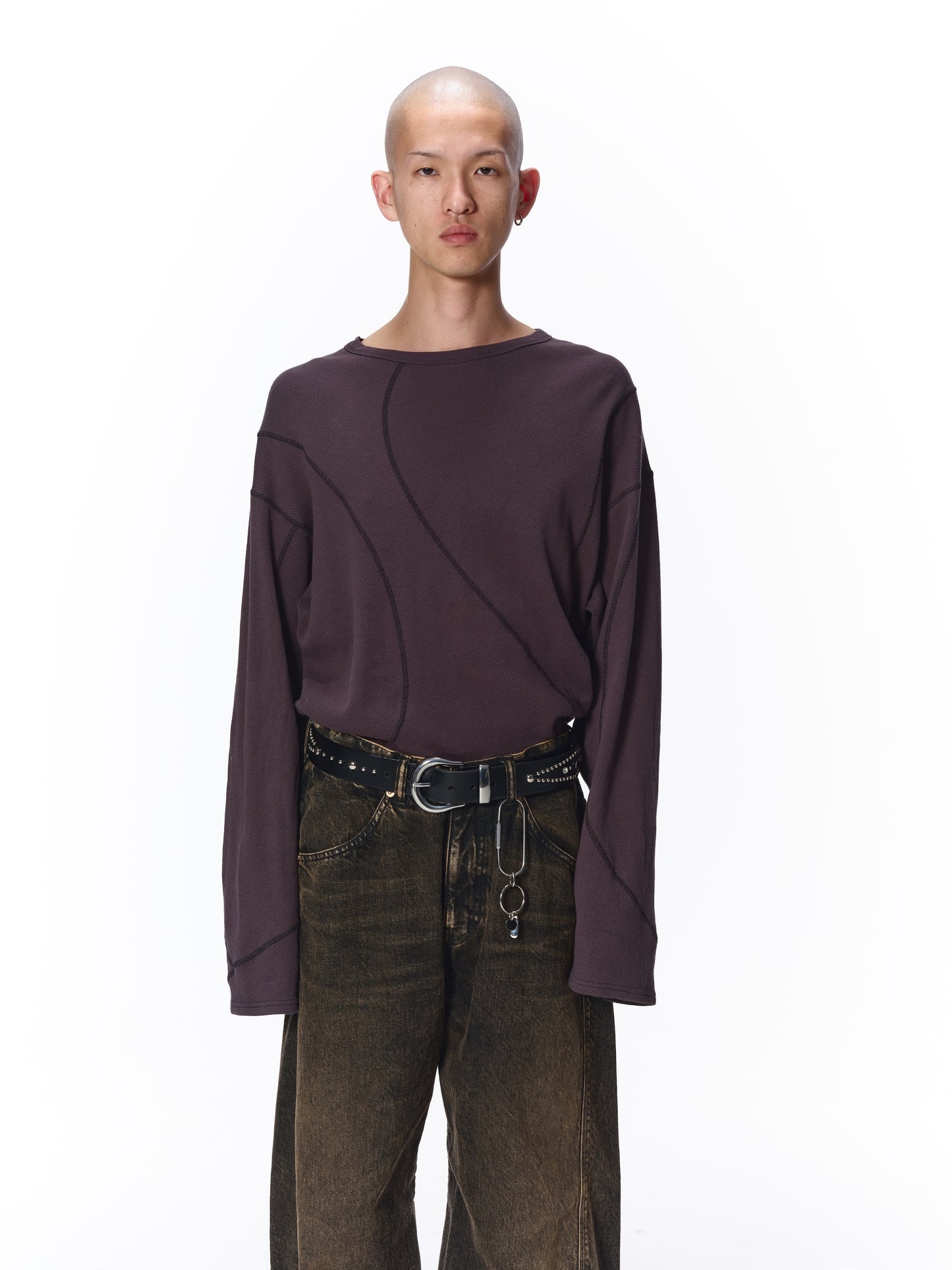 WAFFLE STITCH L/S