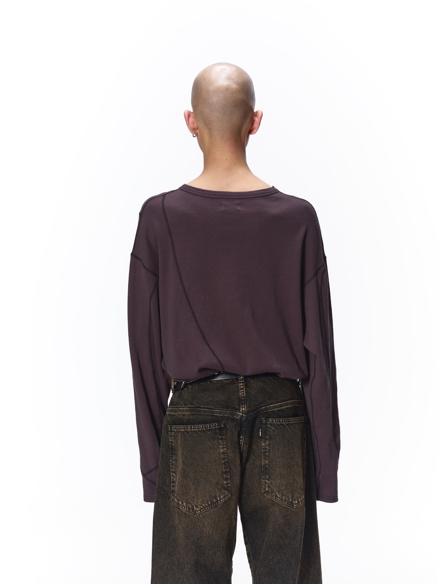 WAFFLE STITCH L/S