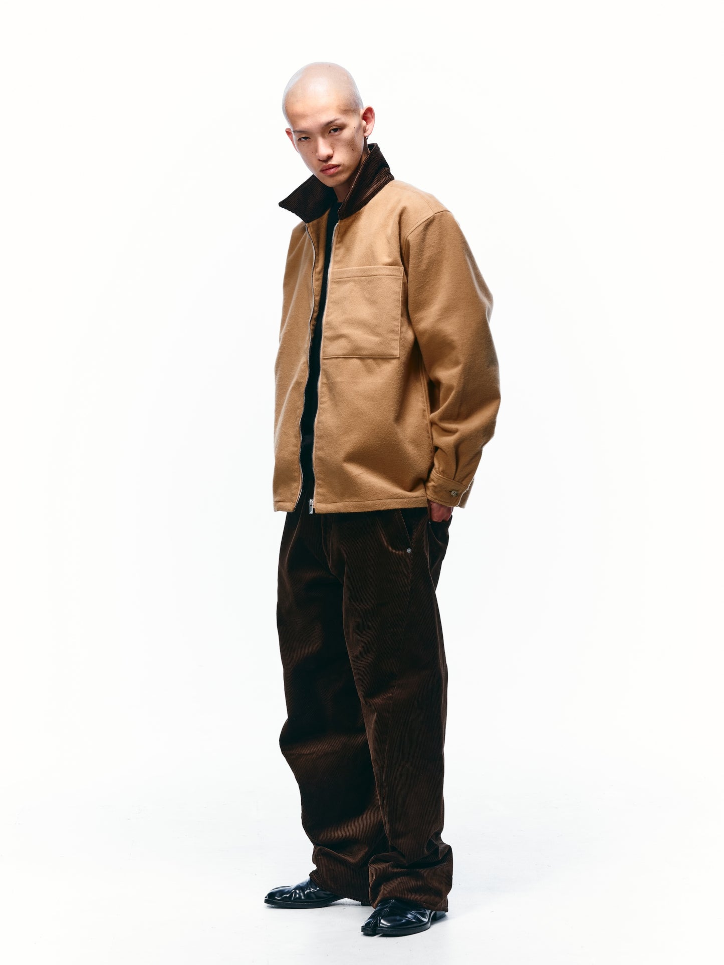 3D CUTTING CORDUROY PANTS