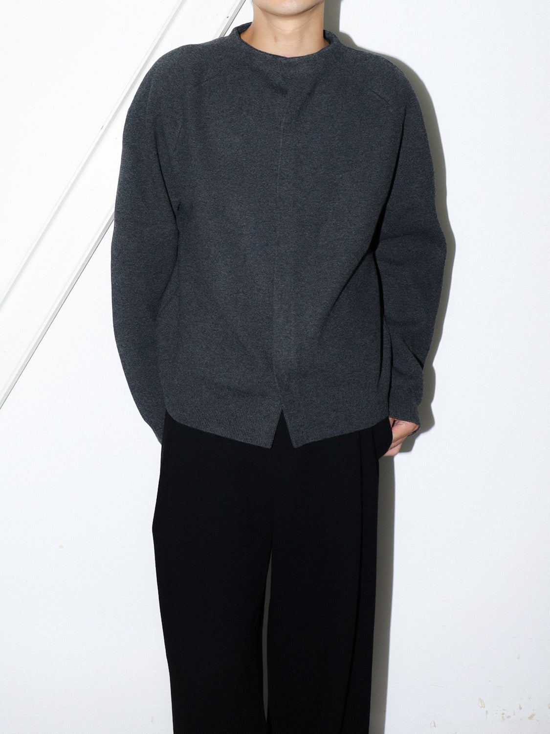 ROUNDED SLEEVE CARDIGAN