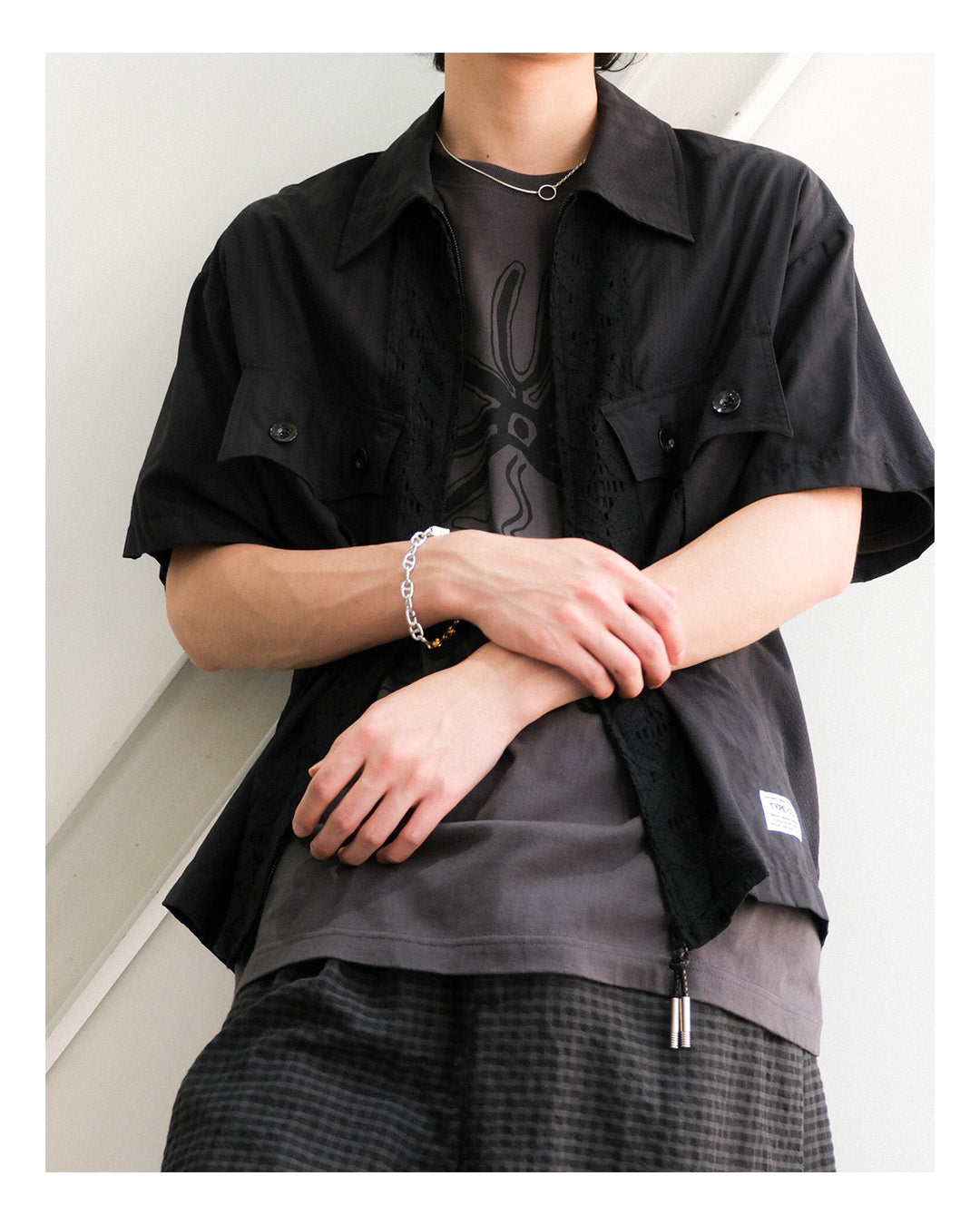 Jacquard Zip Shirt