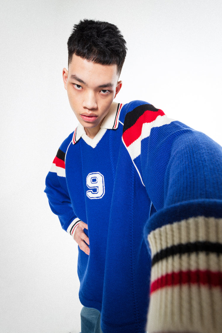 KNIT GAME SHIRT