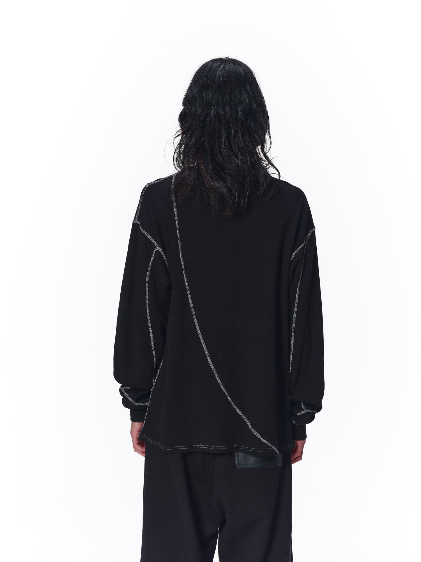 WAFFLE STITCH L/S