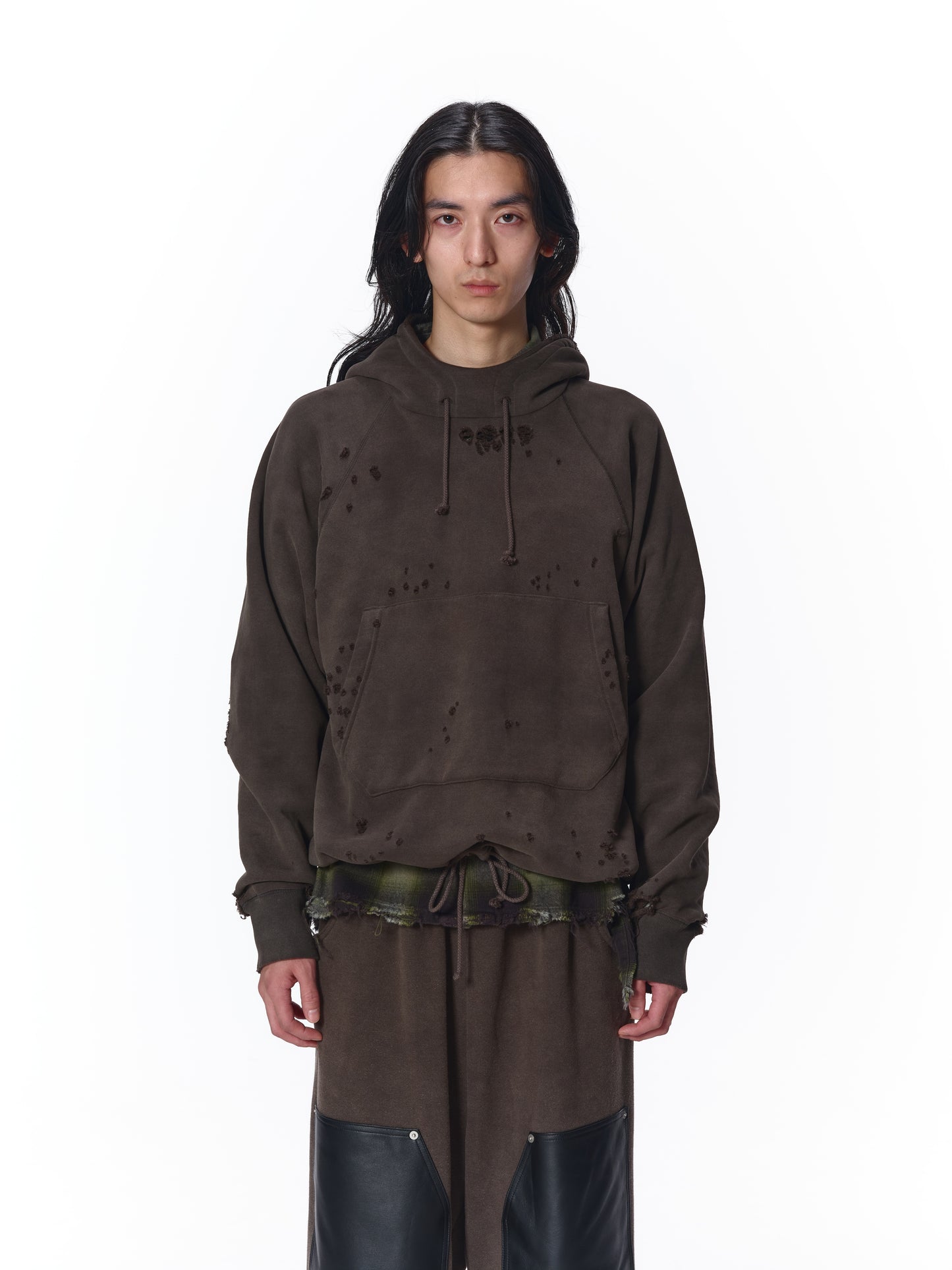 DAMAGE PULLOVER HOODIE