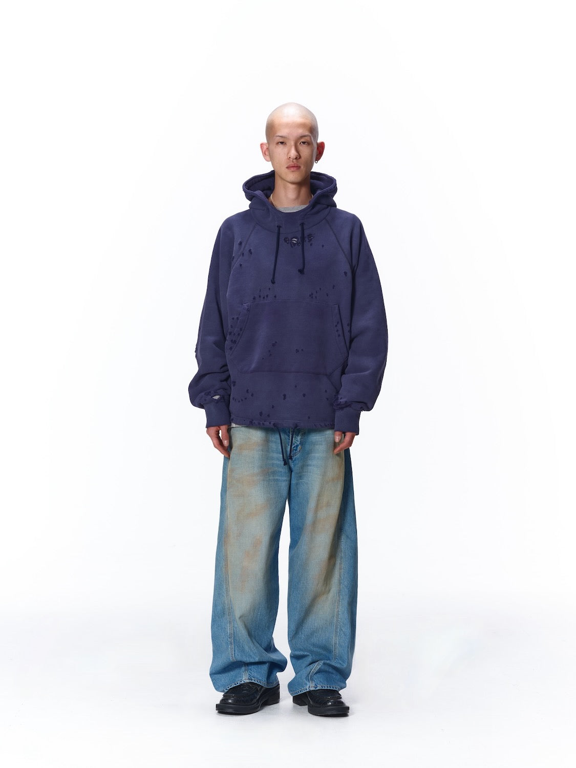 DAMAGE PULLOVER HOODIE