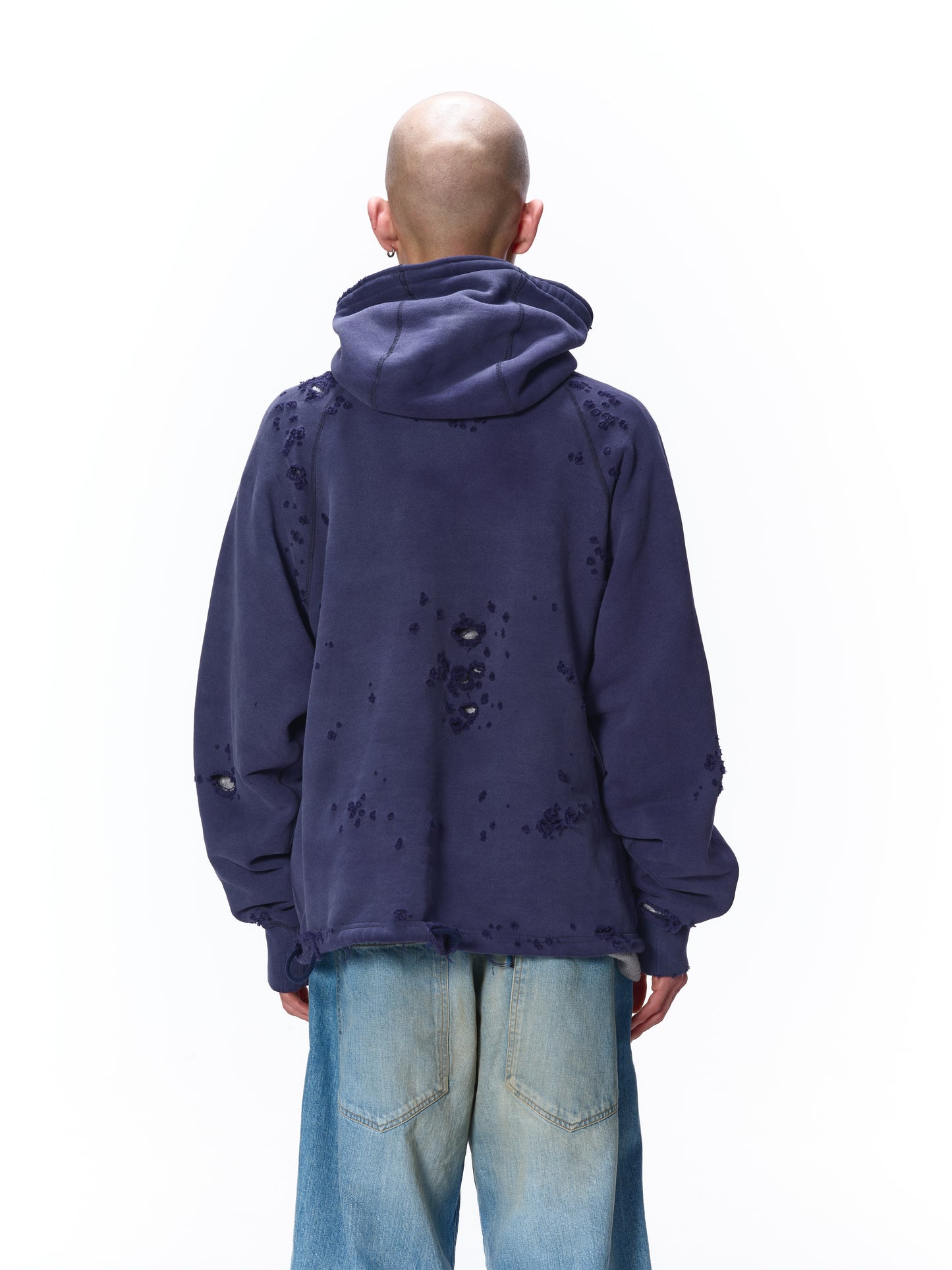 DAMAGE PULLOVER HOODIE