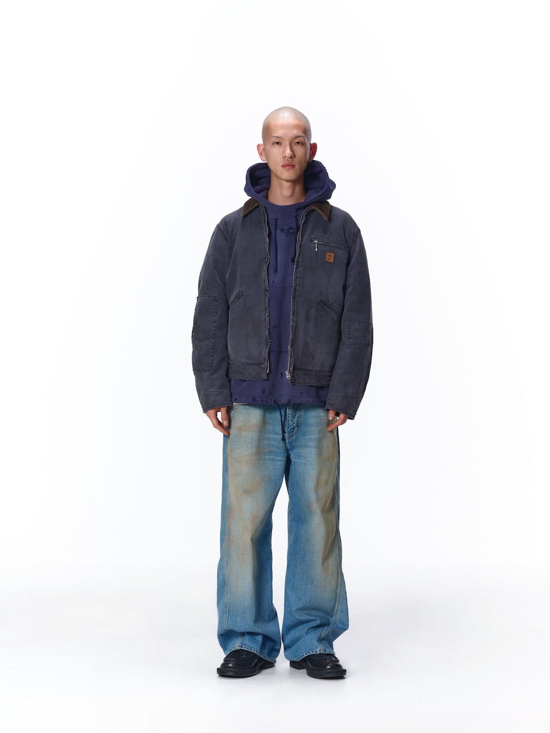 DUCK DAMAGE ZIP JACKET