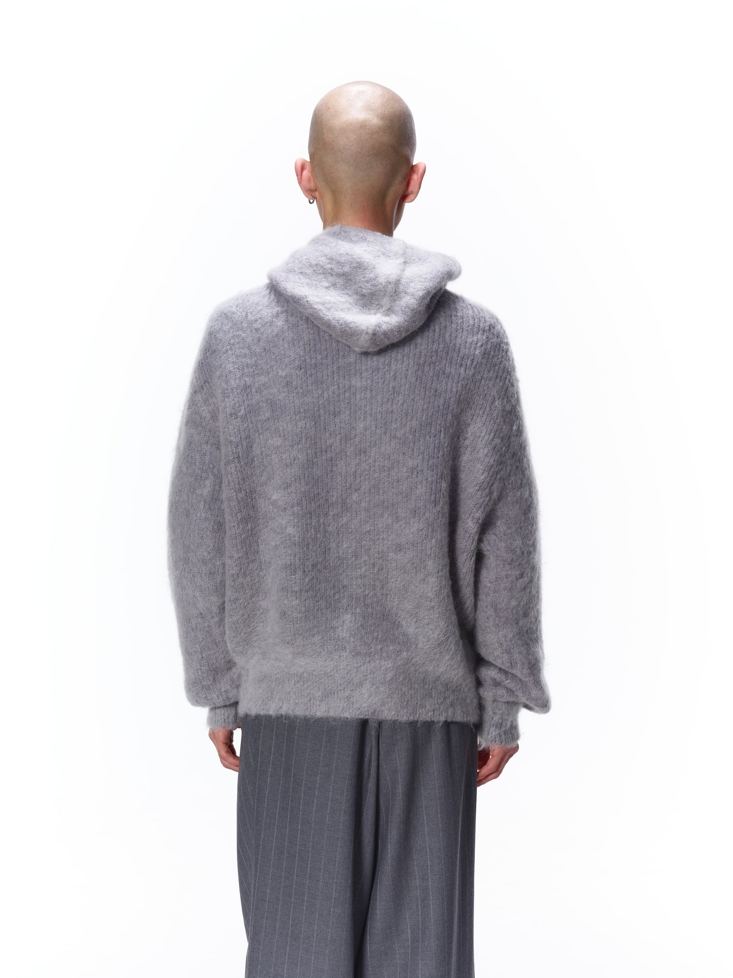 MOHAIR ZIP HOODIE