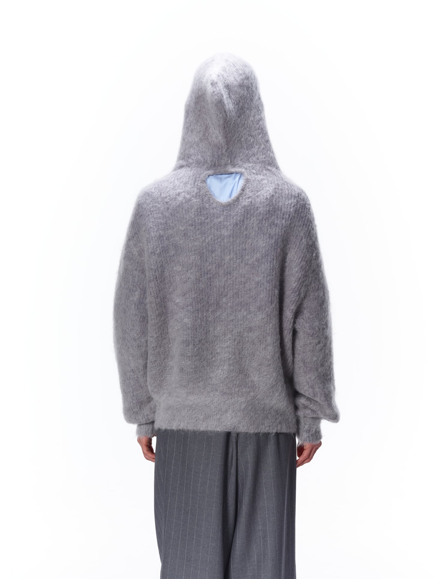 MOHAIR ZIP HOODIE