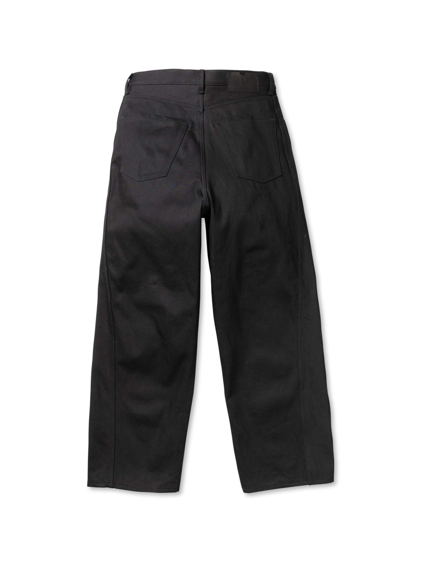 TRIPLE SEAMS 6P DENIM WIDE BLACK