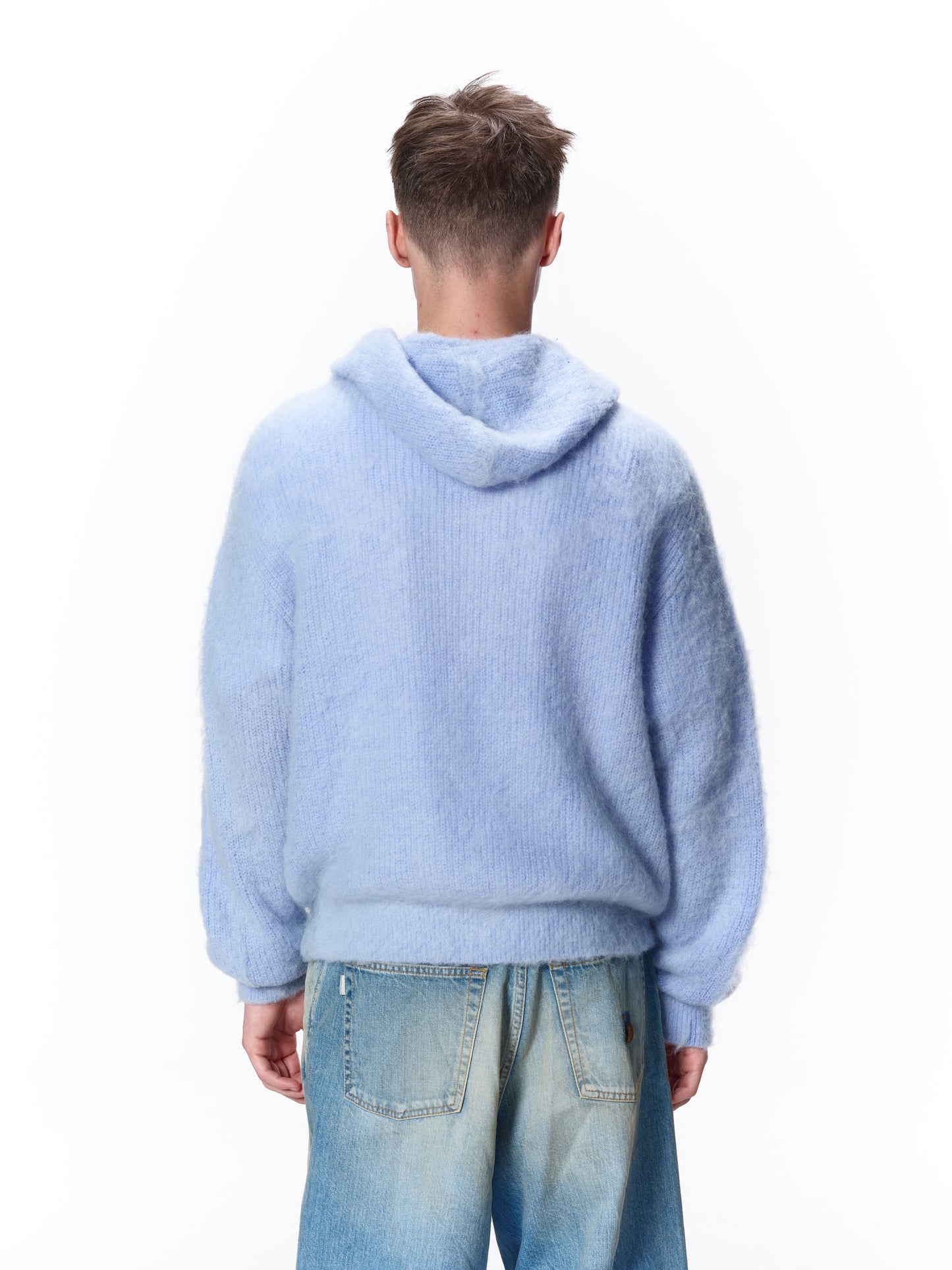 MOHAIR ZIP HOODIE