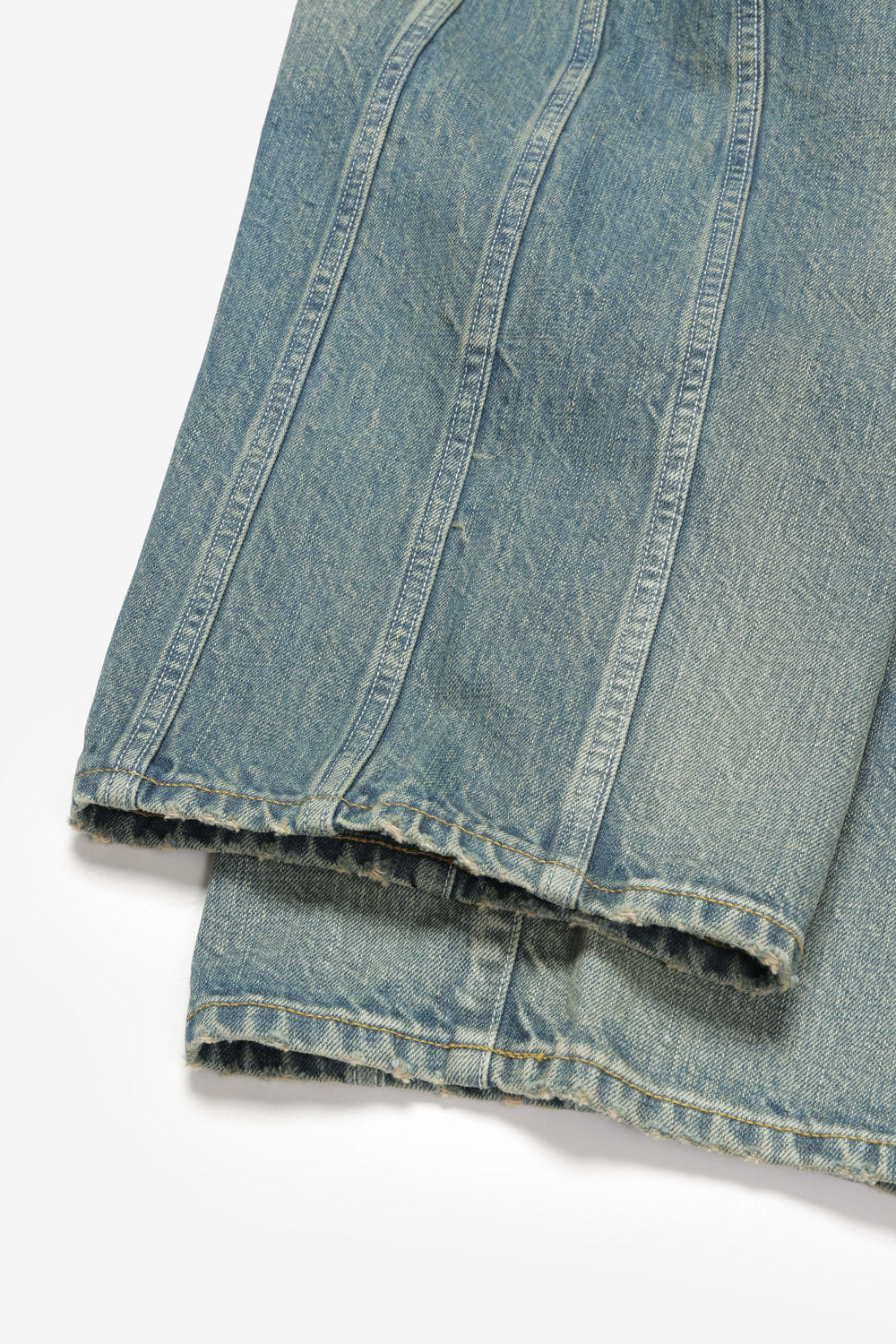 ROTOL Triple Seams 6P Denim Wide Damage