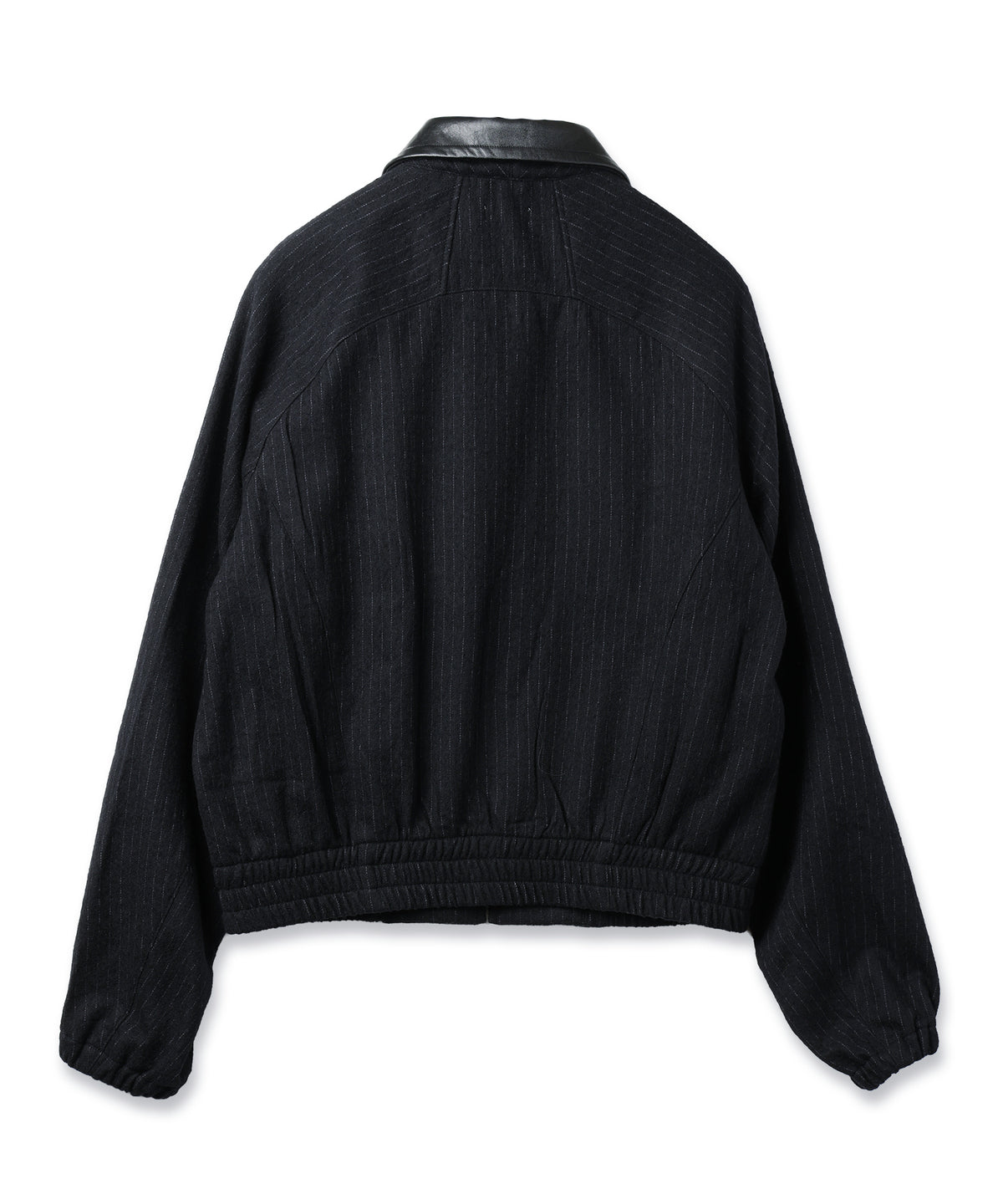 JIEDA LEATHER COLLAR SHORT JACKET