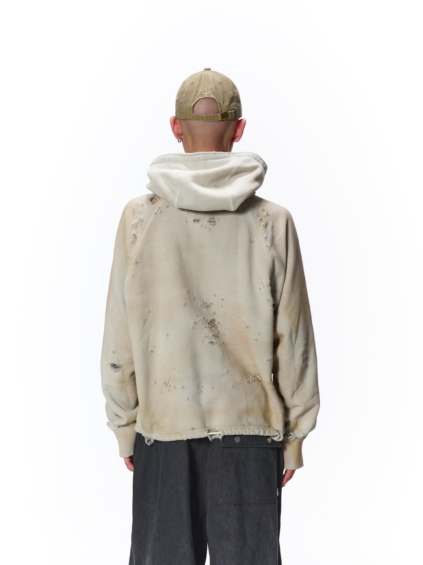 DAMAGE PULLOVER HOODIE