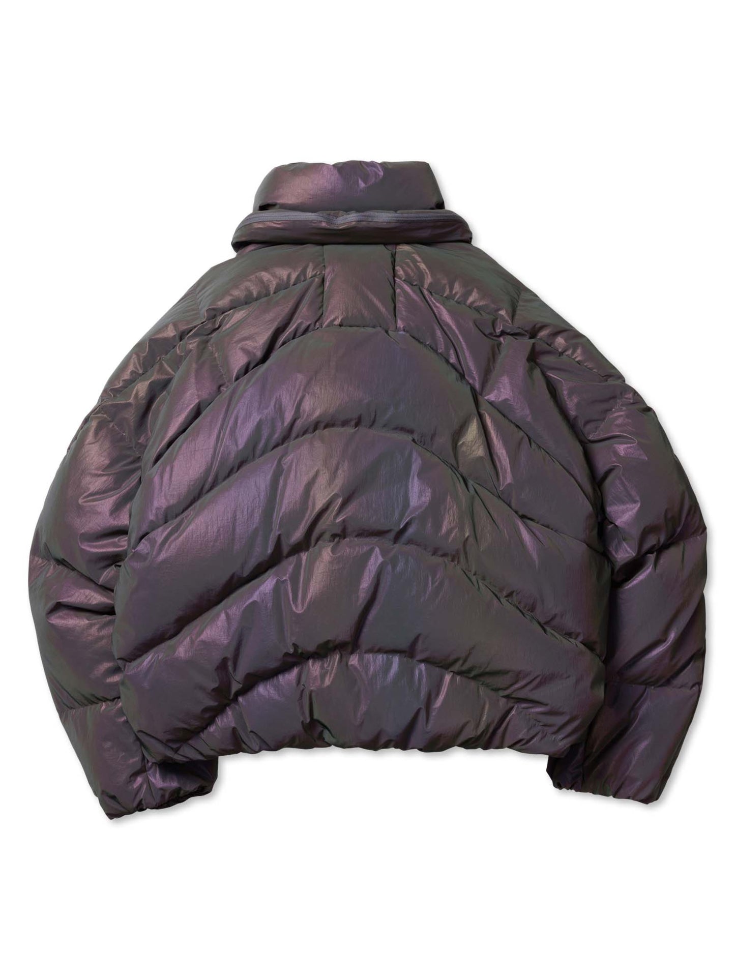 CURVY DOWN JACKET HOLO REFLECTIVE