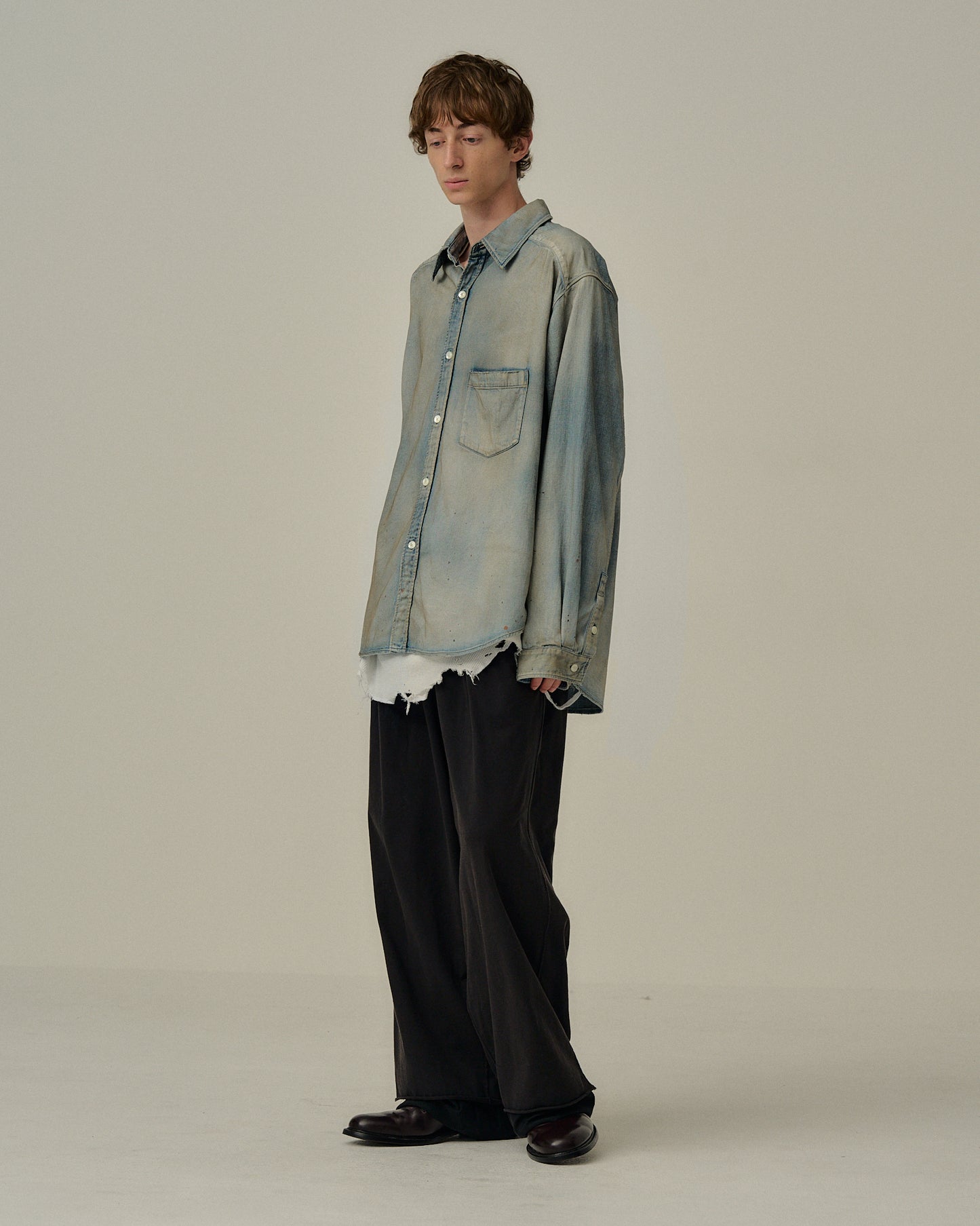 DRAPE WIDE EASY CUT SLACKS