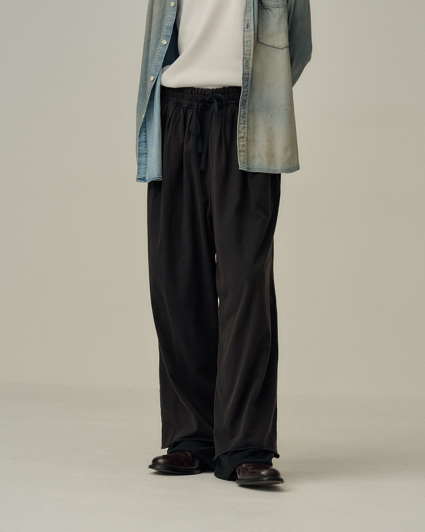 DRAPE WIDE EASY CUT SLACKS