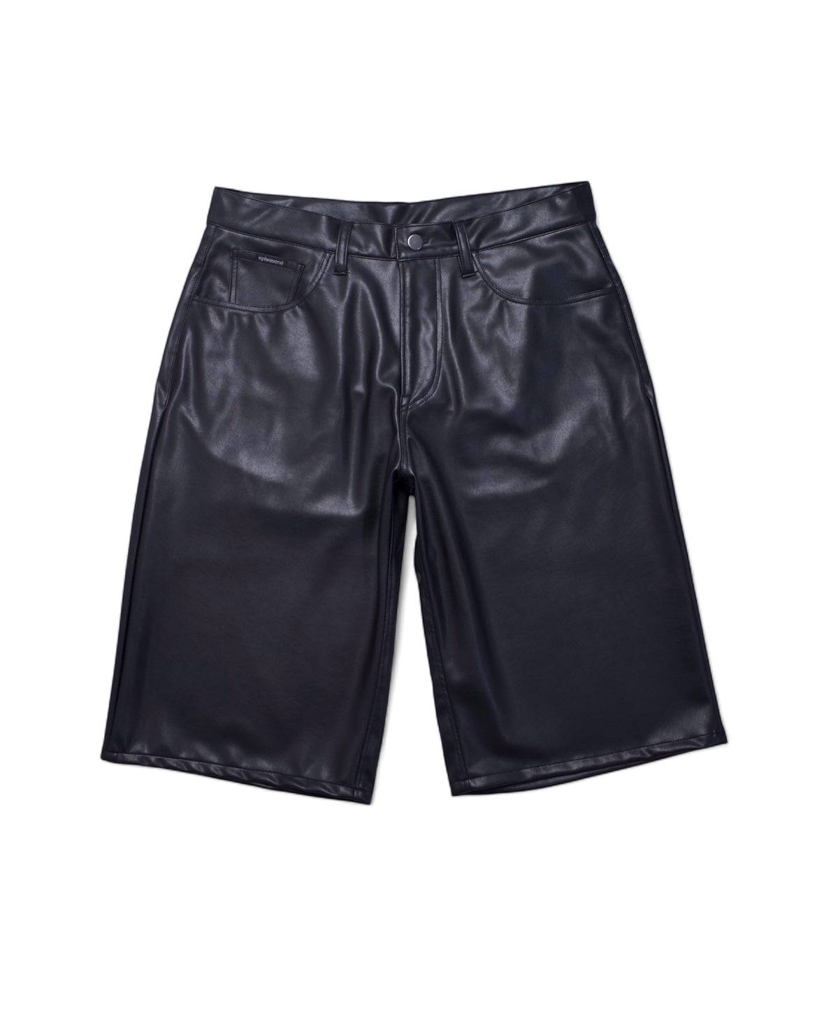 SYNTHETIC LEATHER SHORTS