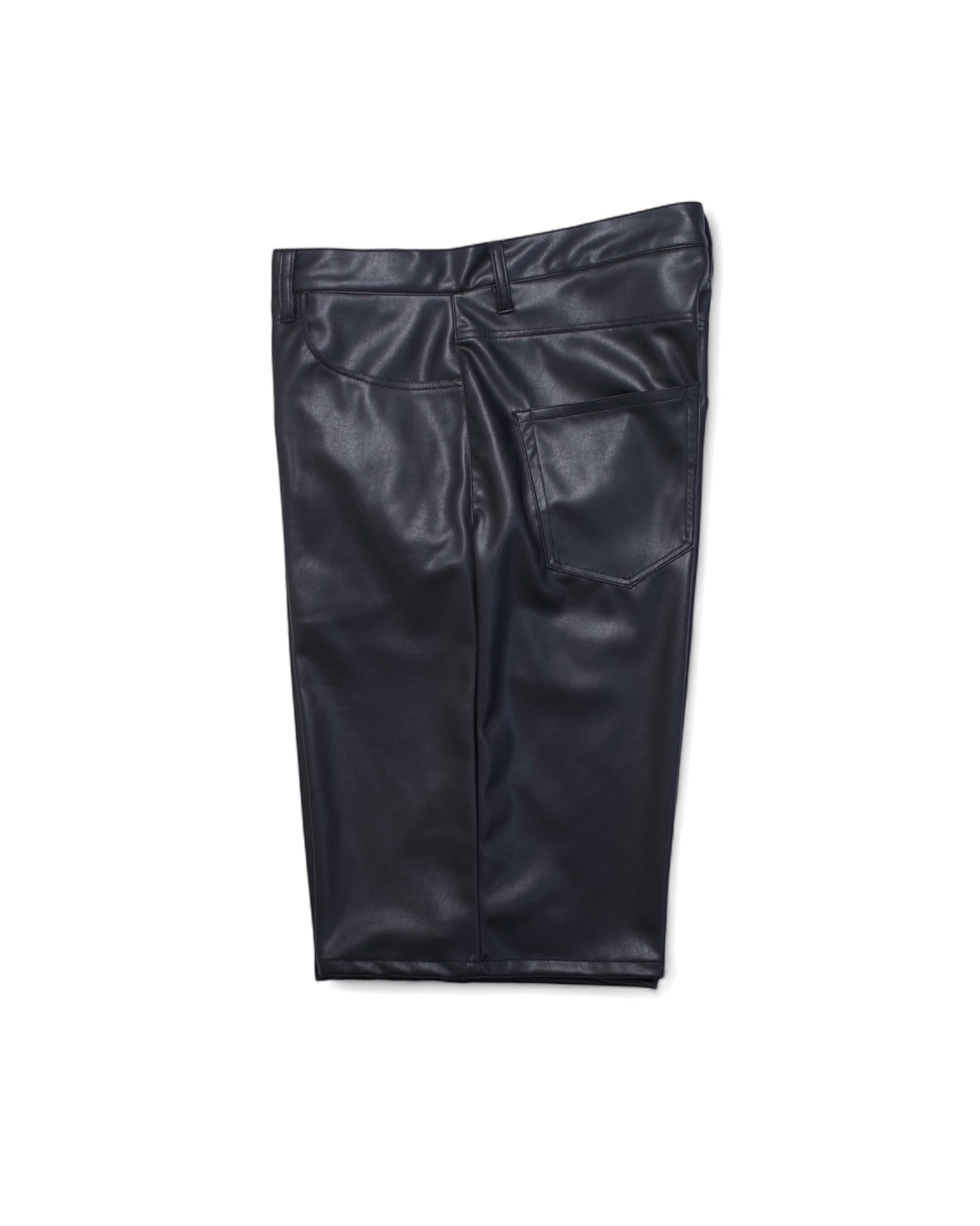 SYNTHETIC LEATHER SHORTS
