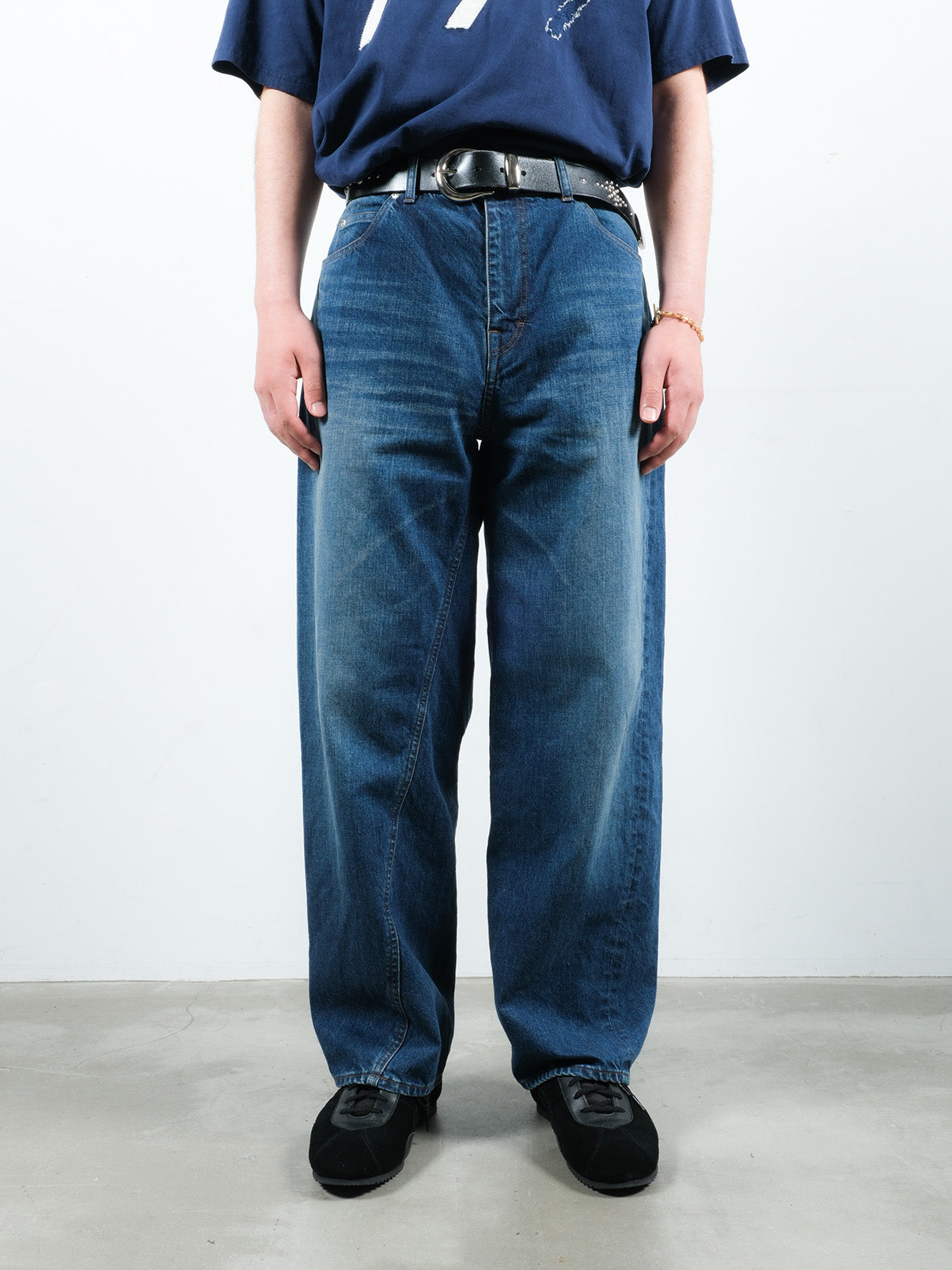 JIEDA USED TWIST DENIM PANTS – KIKUNOBU