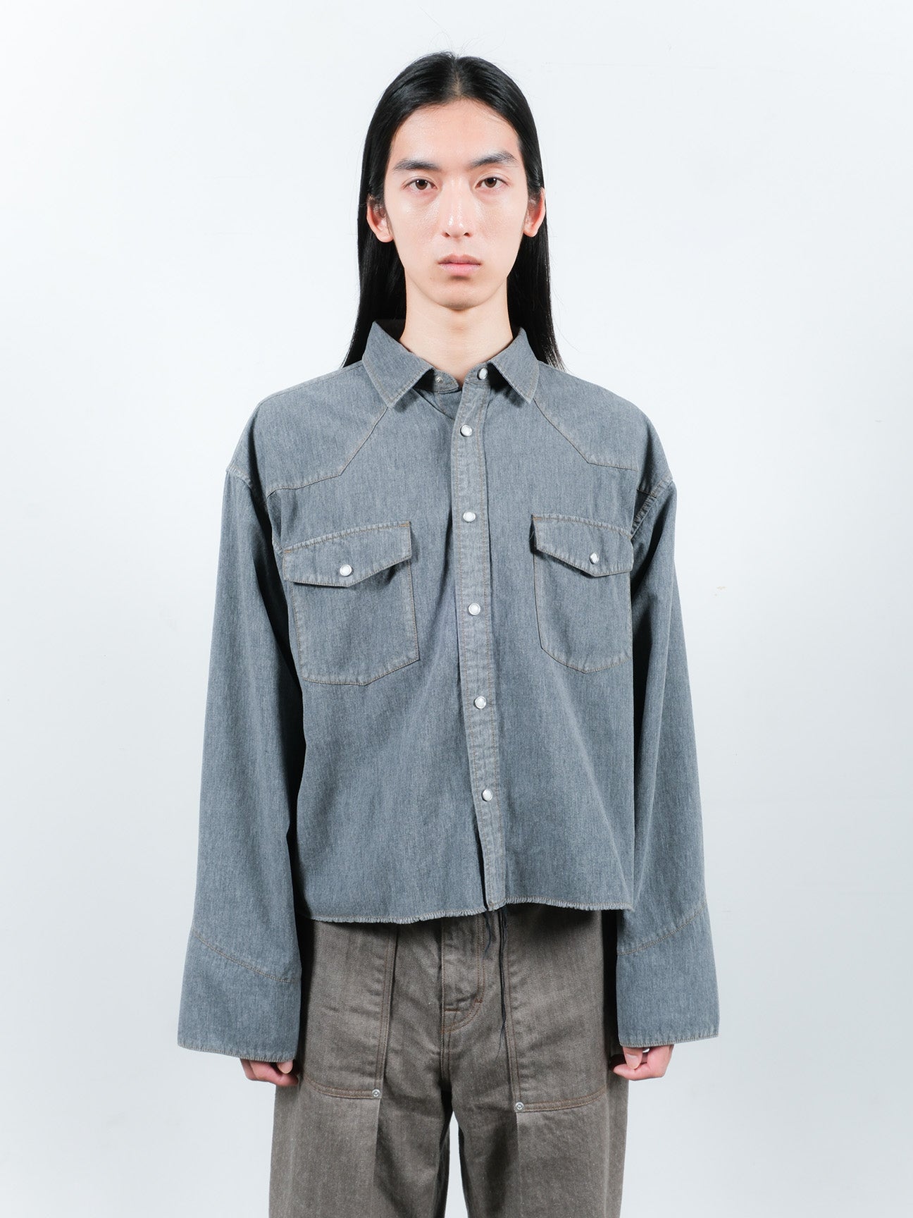 JIEDA SHORT WESTERN SHIRT – KIKUNOBU