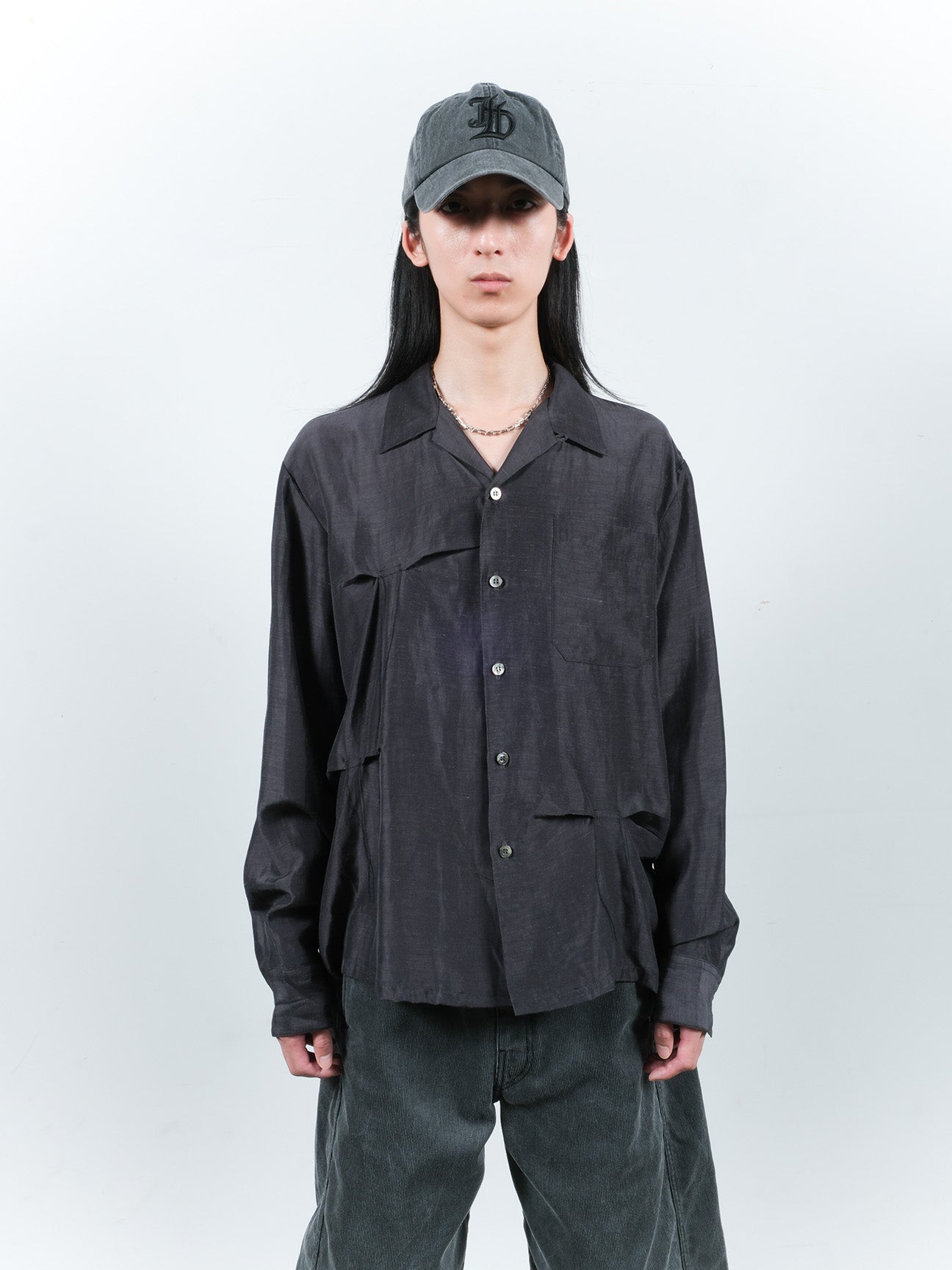 JIEDA HAND STITCH OPEN COLLAR SHIRT – KIKUNOBU
